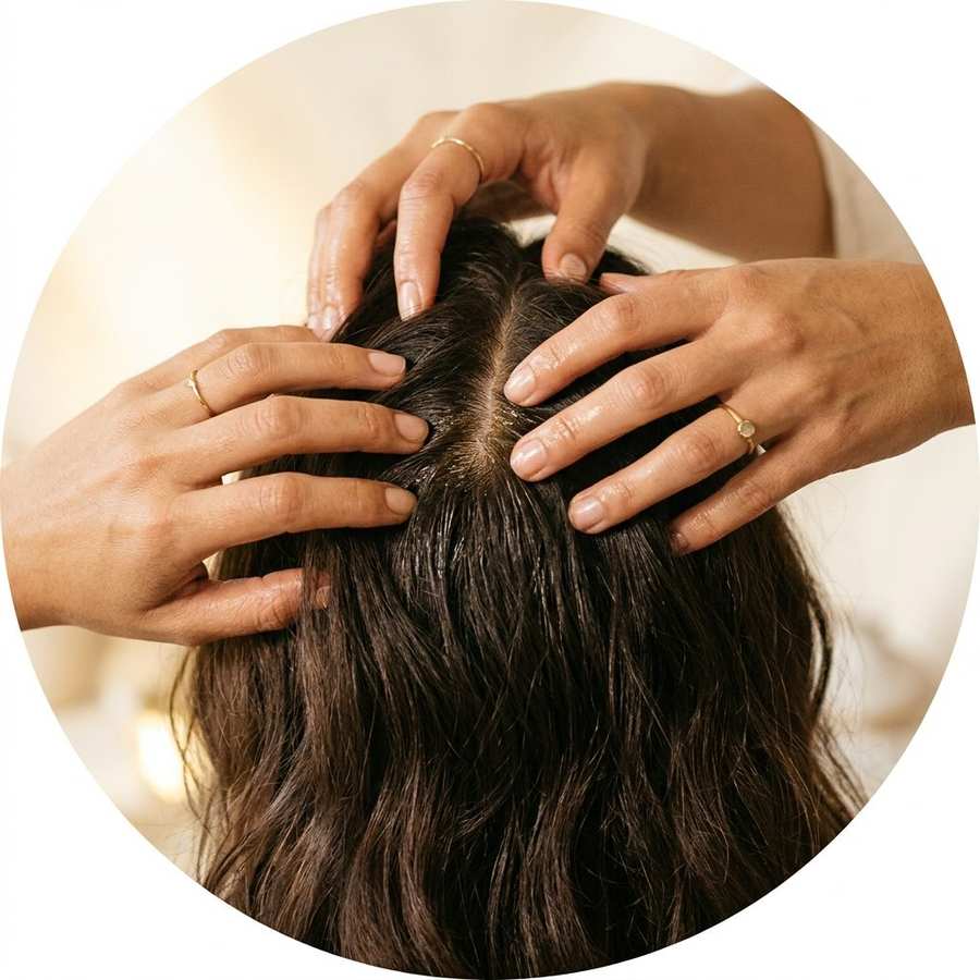 Step 02 — Massage Scalp