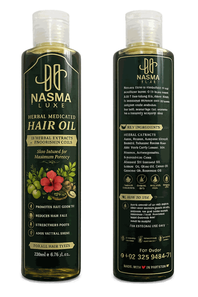 NASMA LUXE Herbal Hair Oil – 200ml